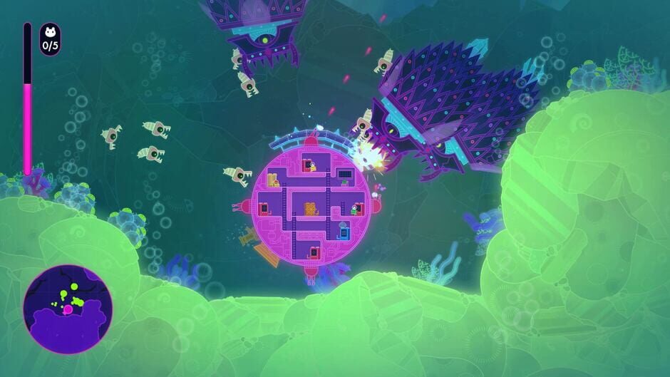 Lovers in a Dangerous Spacetime screenshot 2