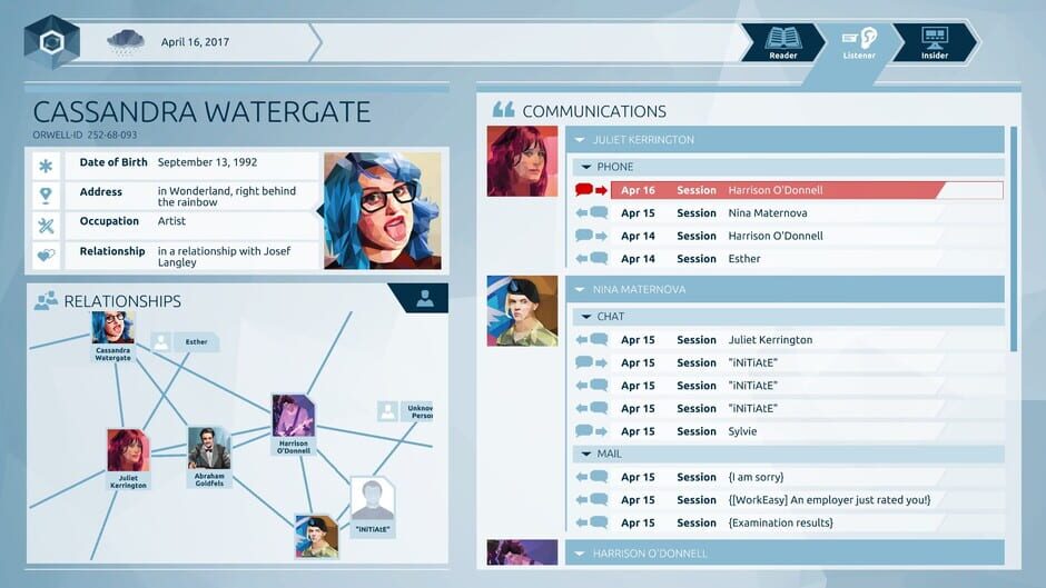 Orwell: Keeping an Eye on You screenshot 5
