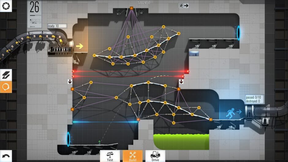 Bridge Constructor Portal screenshot 3