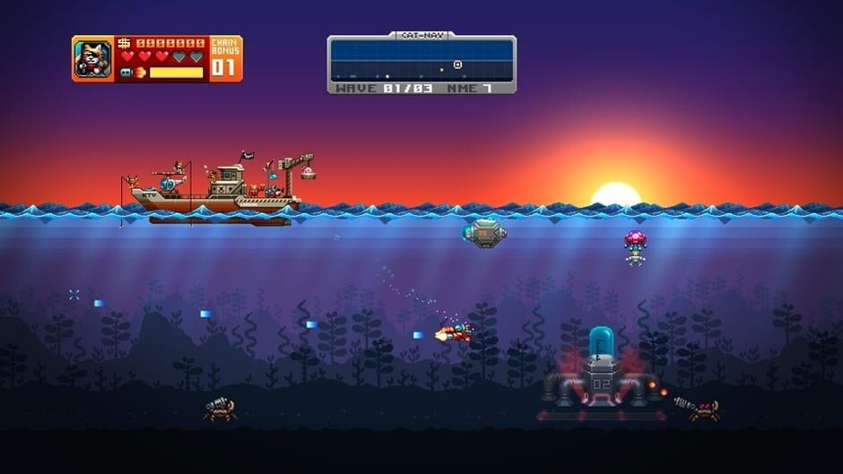 Aqua Kitty: Milk Mine Defender screenshot 4