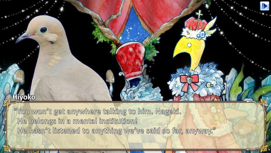 Hatoful Boyfriend: Holiday Star screenshot 1
