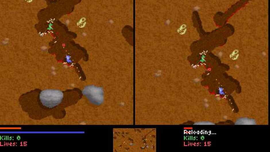 Liero screenshot 1