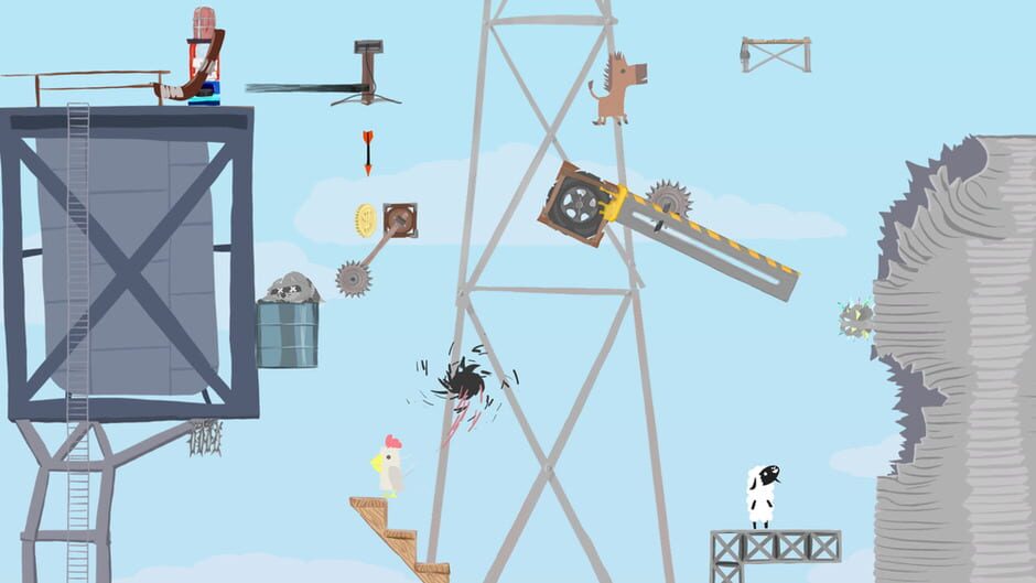Ultimate Chicken Horse screenshot 1