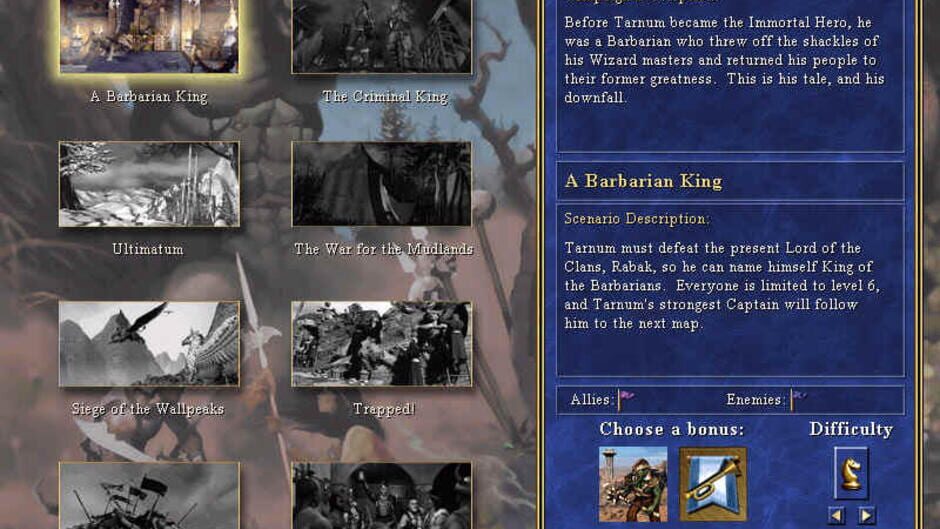 Heroes Chronicles: Warlords of the Wasteland screenshot 1