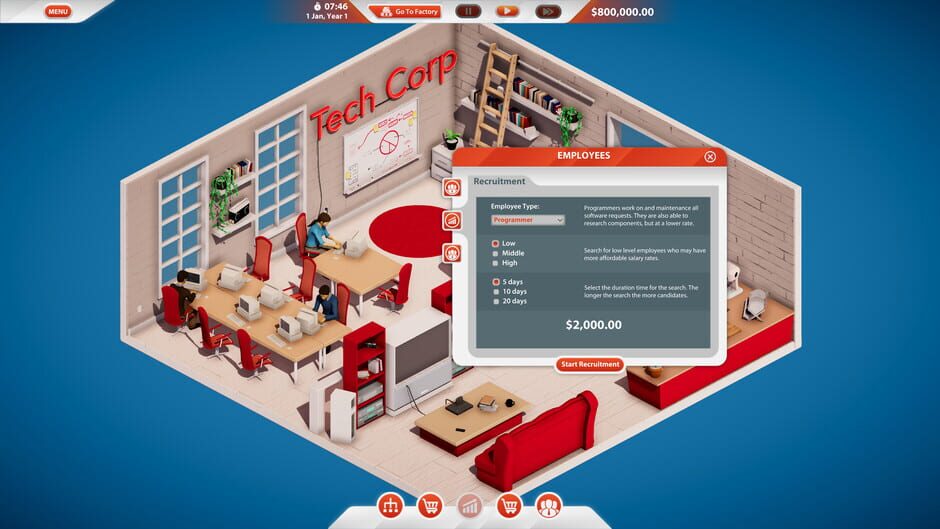 Tech Corp. screenshot 1