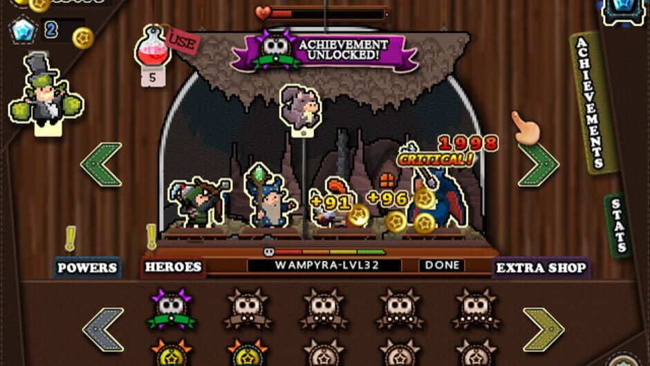 Tap Heroes screenshot 2