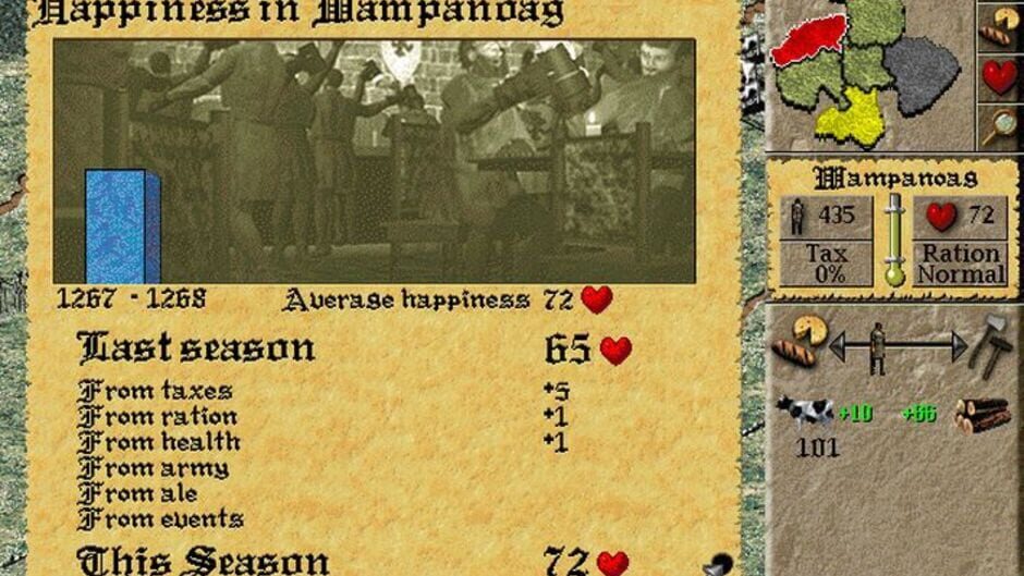 Lords of the Realm II screenshot 1