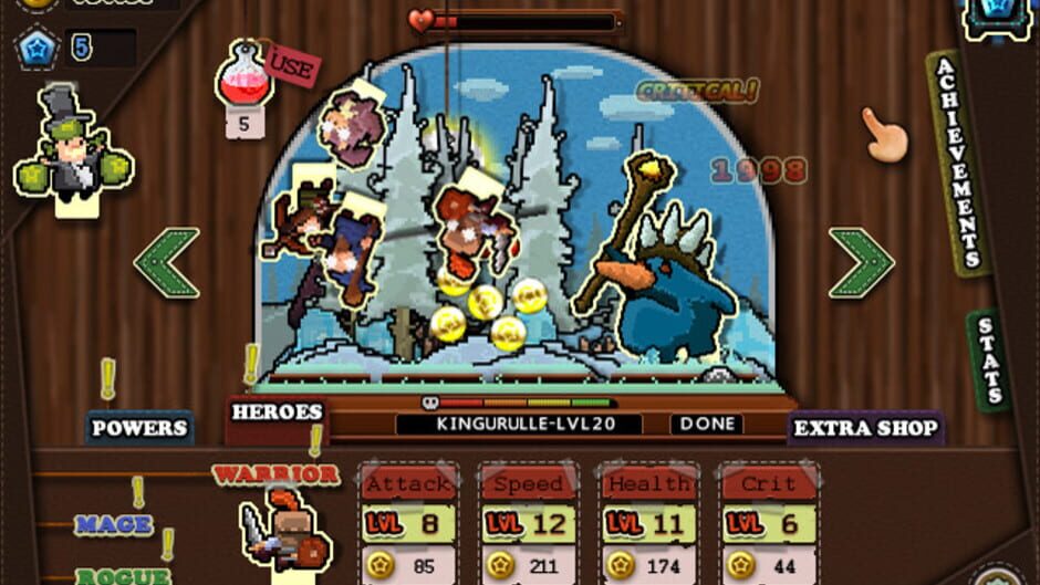 Tap Heroes screenshot 3