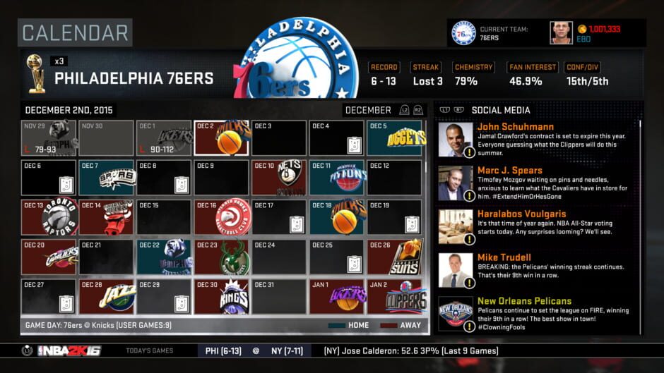 NBA 2K16 screenshot 1