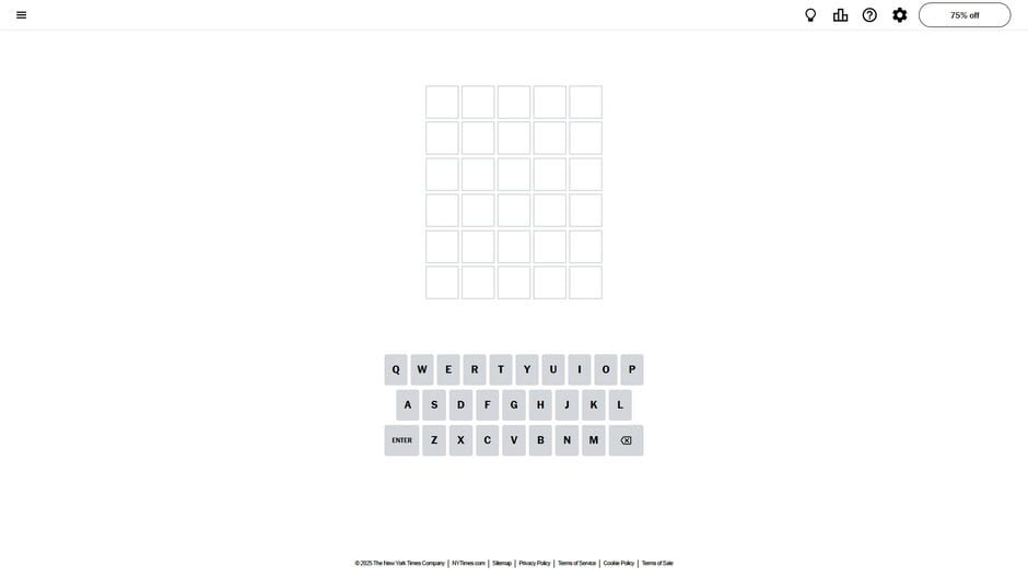 Wordle screenshot 2