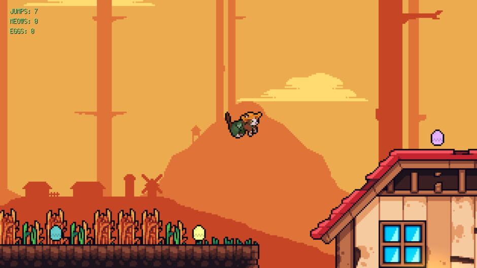 Rooftop Rascal: The Farmer Cat screenshot 2