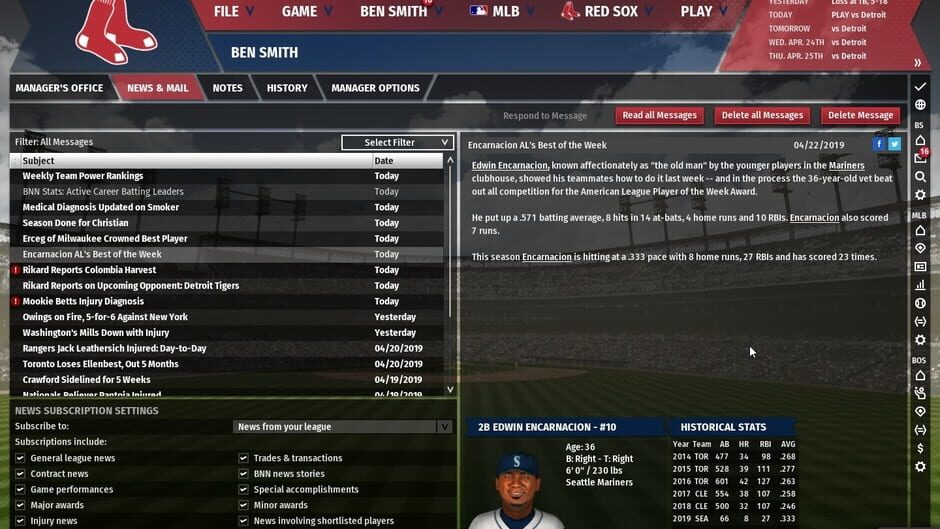 Out of the Park Baseball 20 screenshot 6