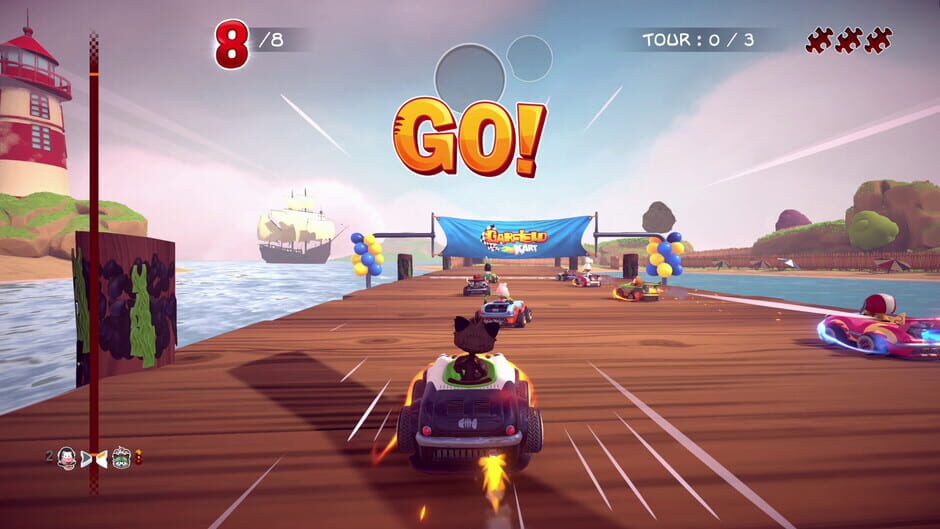 Garfield Kart: Furious Racing screenshot 3