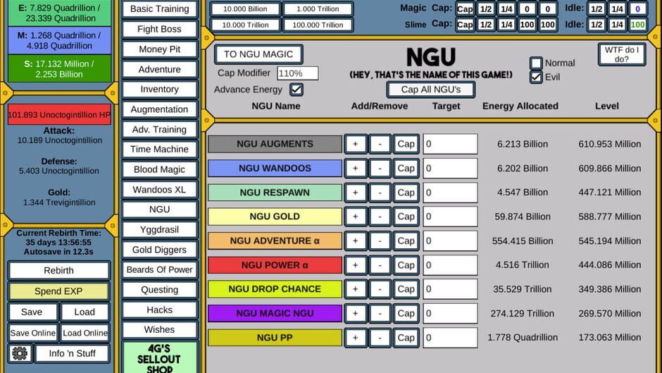 NGU Idle screenshot 2