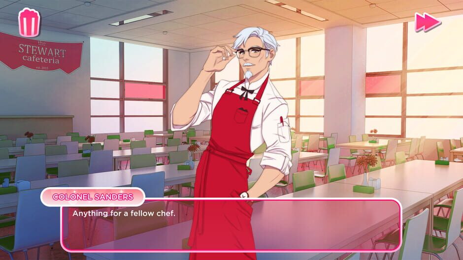 I Love You, Colonel Sanders! A Finger Lickin' Good Dating Simulator screenshot 7
