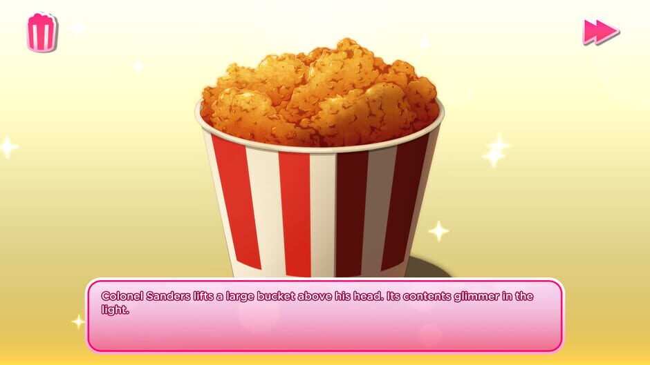 I Love You, Colonel Sanders! A Finger Lickin' Good Dating Simulator screenshot 3
