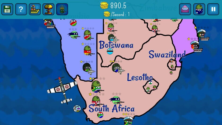 Dictators:No Peace Countryballs screenshot 6