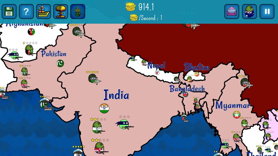 Dictators:No Peace Countryballs screenshot 7