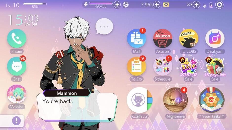Obey Me!: One Master to Rule Them All screenshot 2