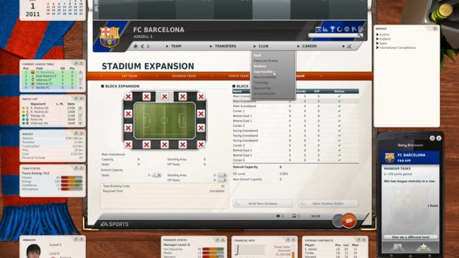 FIFA Manager 12 screenshot 2