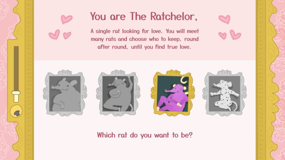 The Ratchelor: A Rat Dating Sim screenshot 1