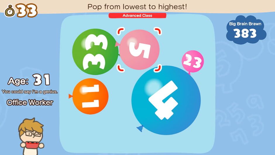 Big Brain Academy: Brain vs. Brain screenshot 1