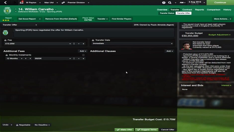 Football Manager 2014 screenshot 1