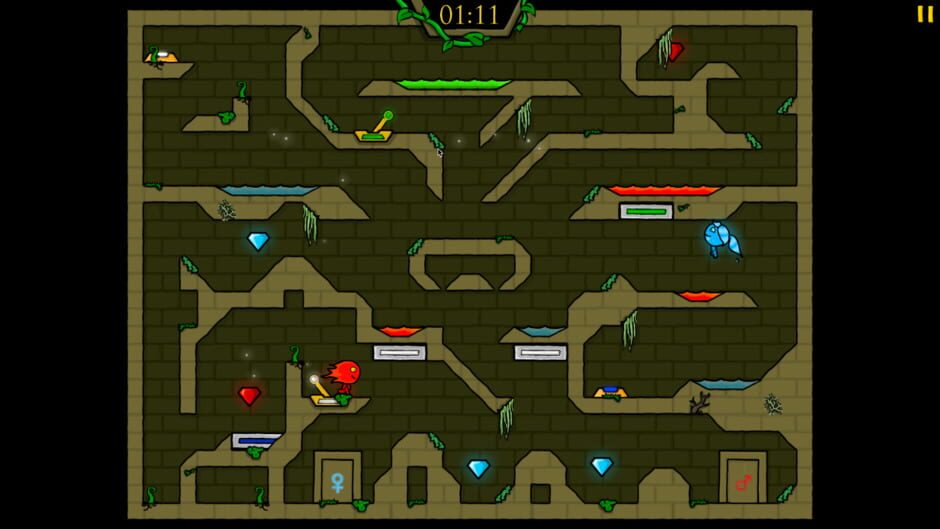 Fireboy & Watergirl in the Forest Temple screenshot 5
