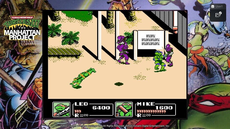 Teenage Mutant Ninja Turtles: The Cowabunga Collection screenshot 3