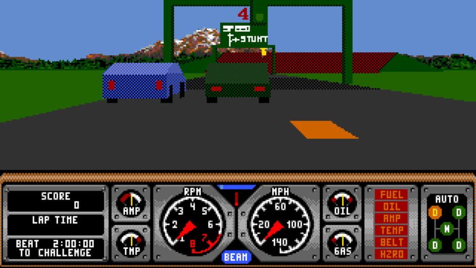 Hard Drivin' screenshot 2