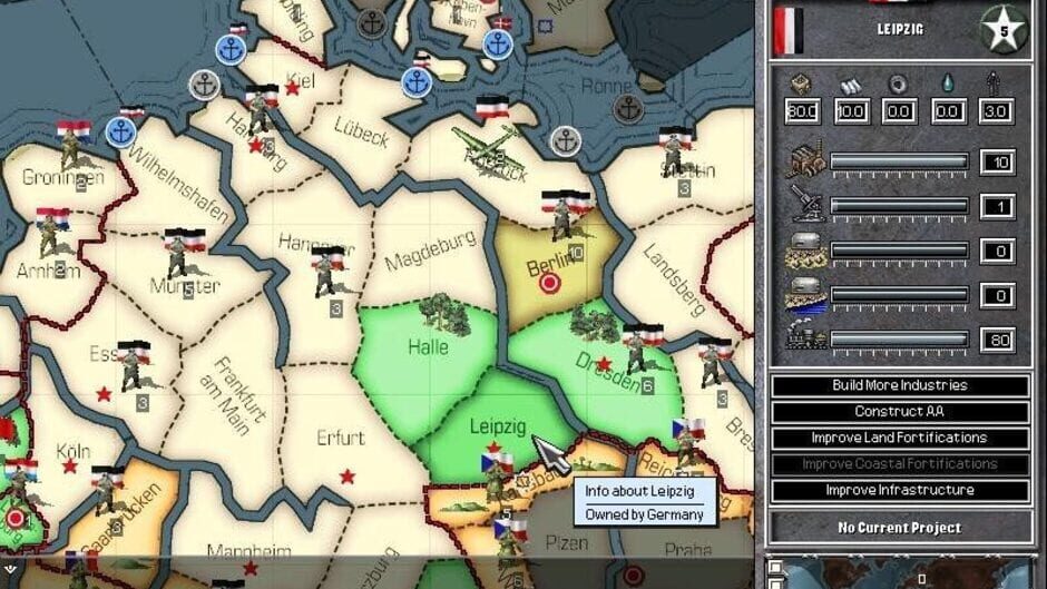 Hearts of Iron screenshot 1