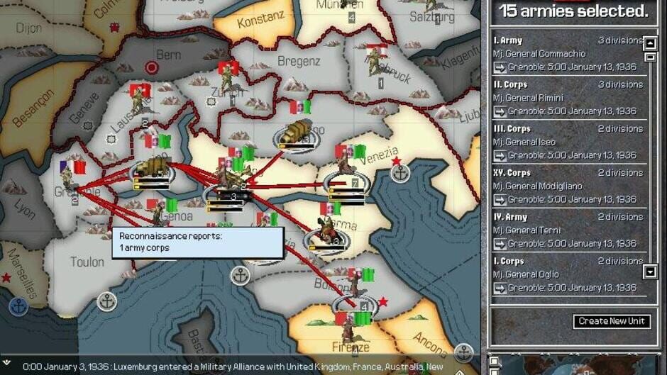 Hearts of Iron screenshot 2