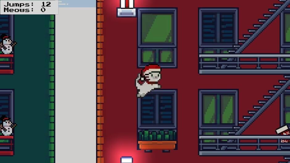 Rooftop Rascal: The Claus Cat screenshot 1