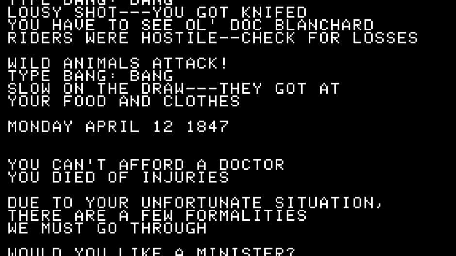 The Oregon Trail screenshot 1