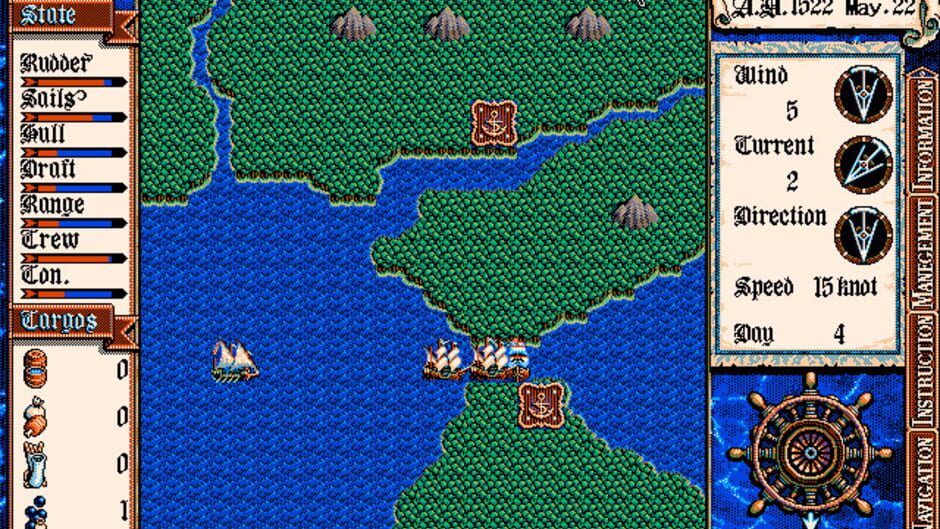 Uncharted Waters: New Horizons screenshot 1